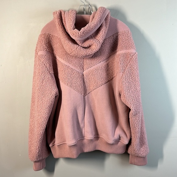 Kookaburra By Ugg Hood Cropped Sherpa Bomber Jacket Size XL - Picture 4 of 16